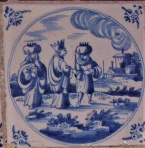 Trzej Mędrcy w drodze do Betlejem, Rotterdam 1680-1720 r.
